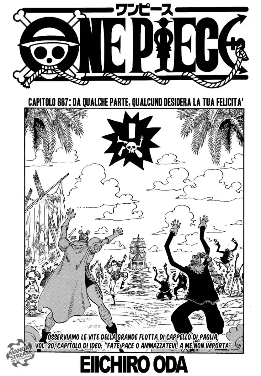 One Piece Capitolo 887 page 2