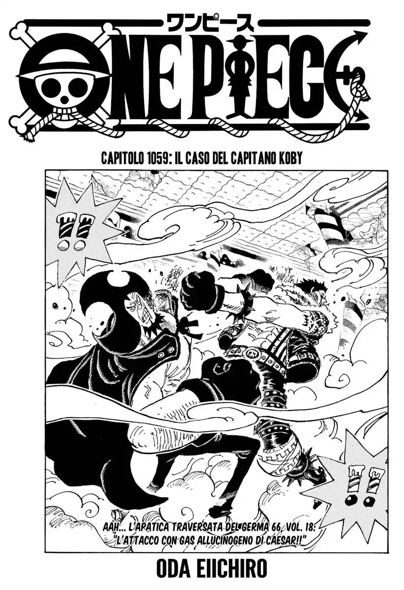 One Piece Capitolo 1059 page 2