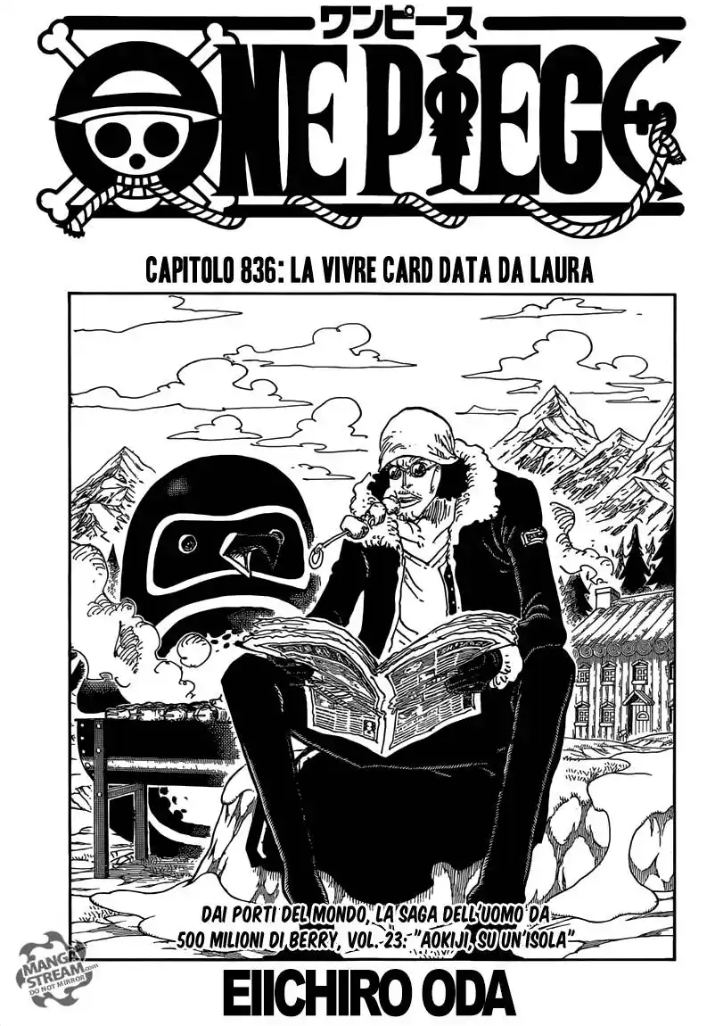 One Piece Capitolo 836 page 2