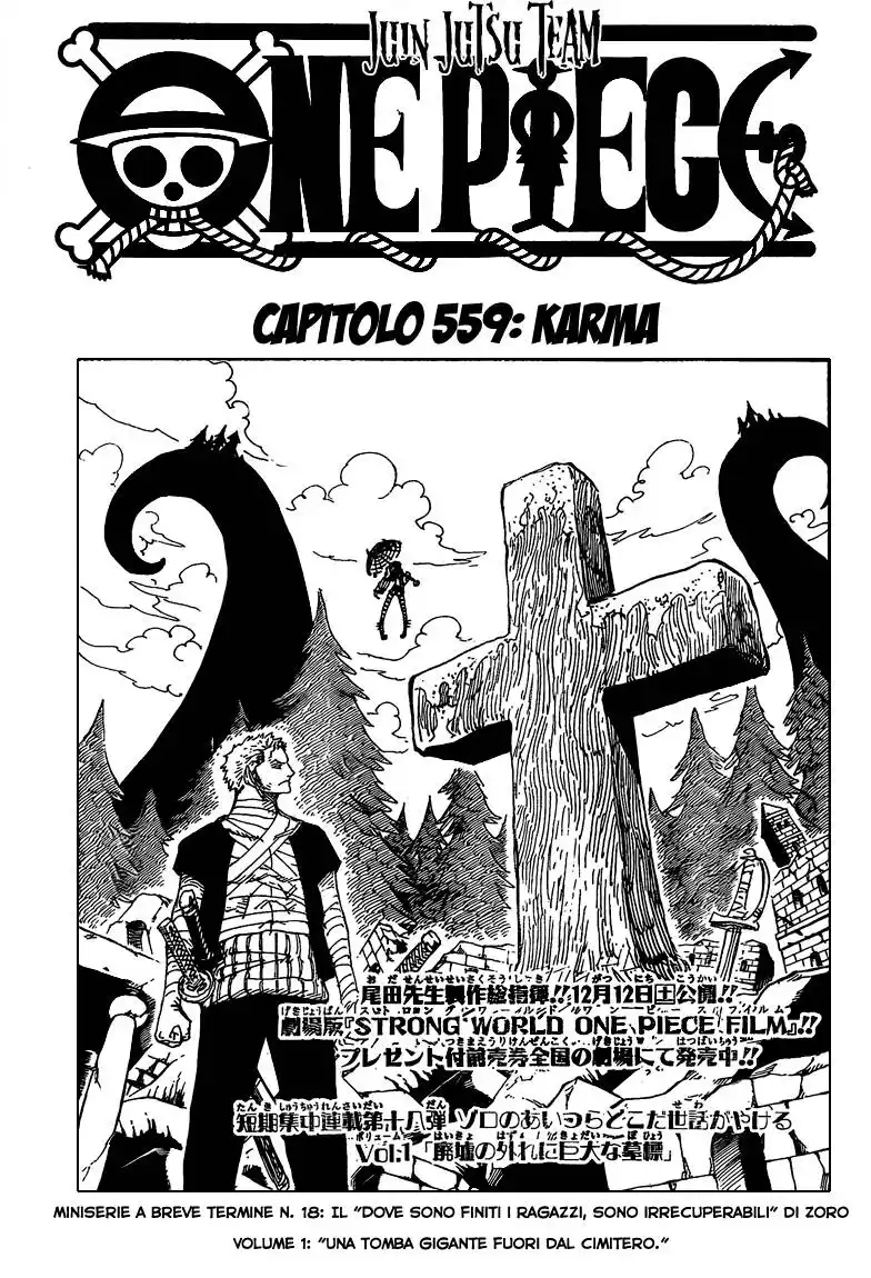 One Piece Capitolo 559 page 1