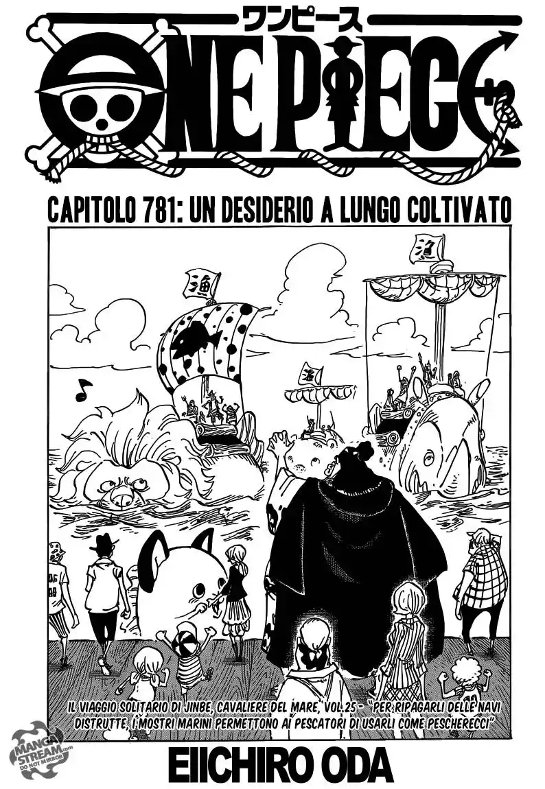 One Piece Capitolo 781 page 2