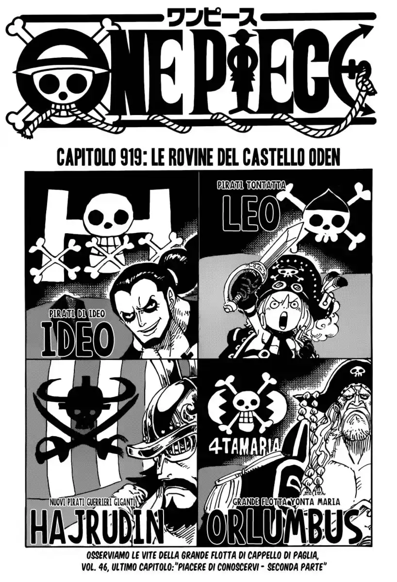 One Piece Capitolo 919 page 2