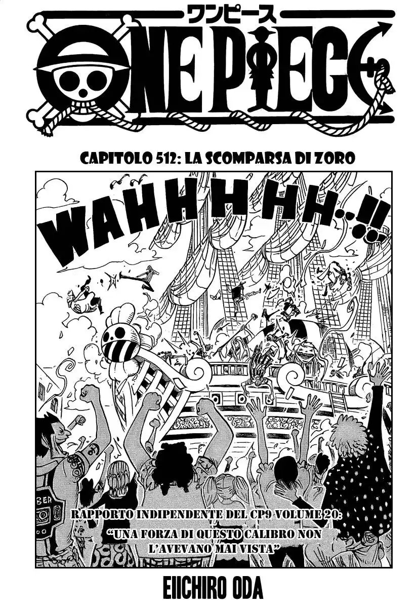 One Piece Capitolo 512 page 1