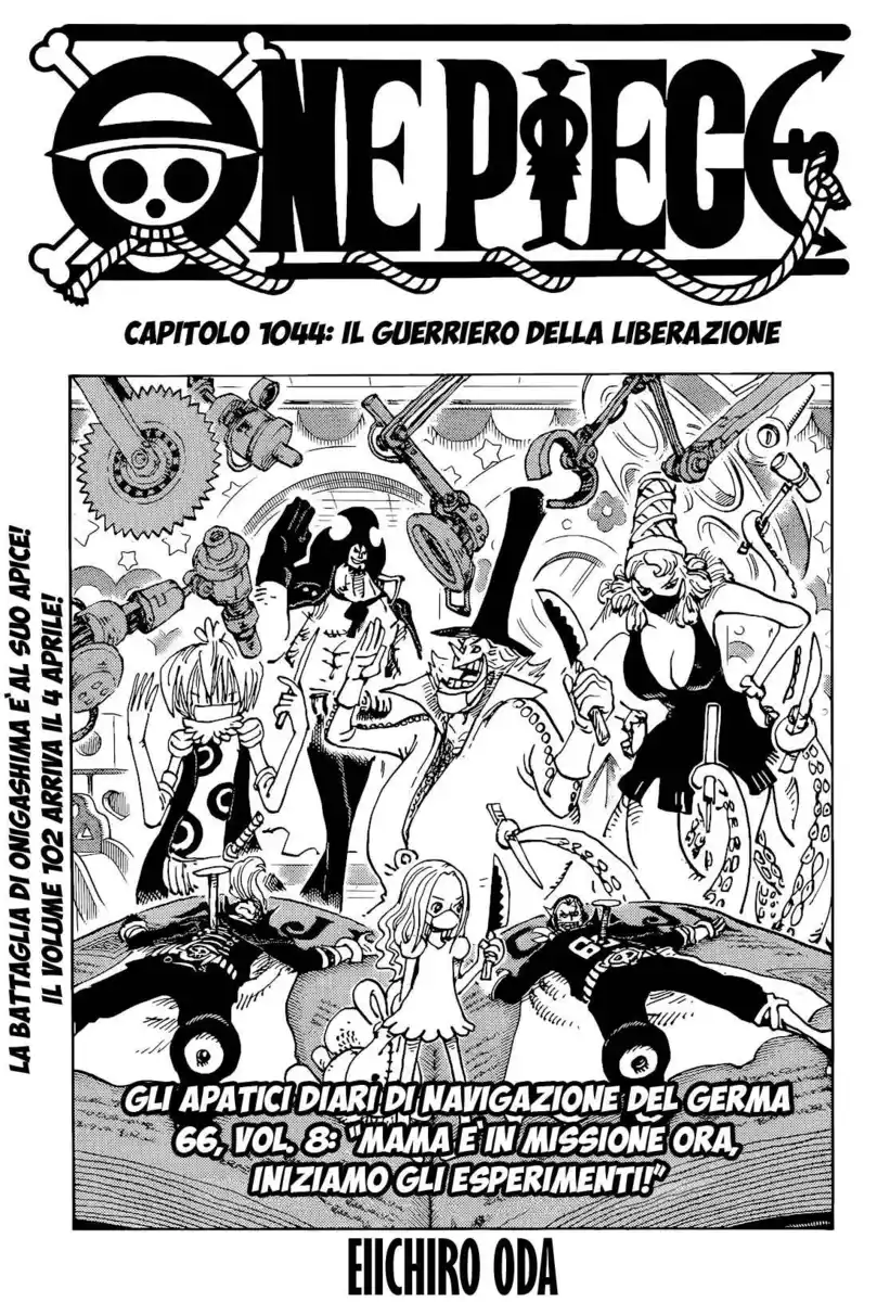 One Piece Capitolo 1044 page 1