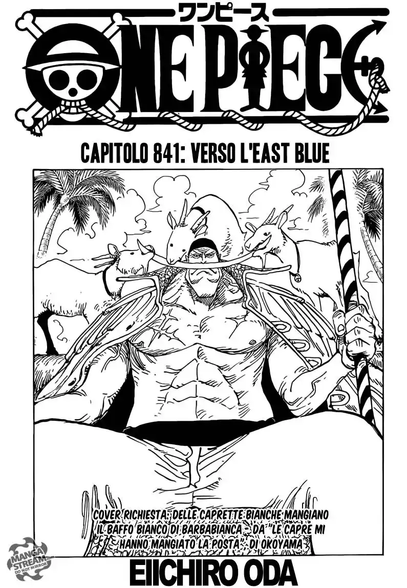 One Piece Capitolo 841 page 2