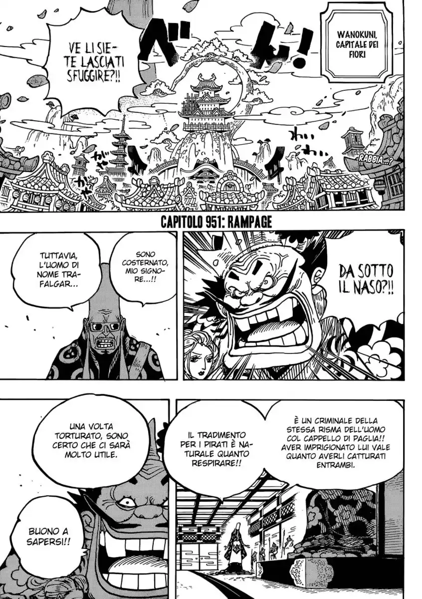 One Piece Capitolo 951 page 4