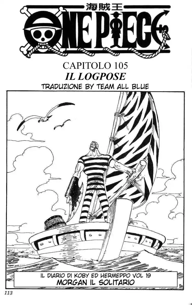 One Piece Capitolo 105 page 1