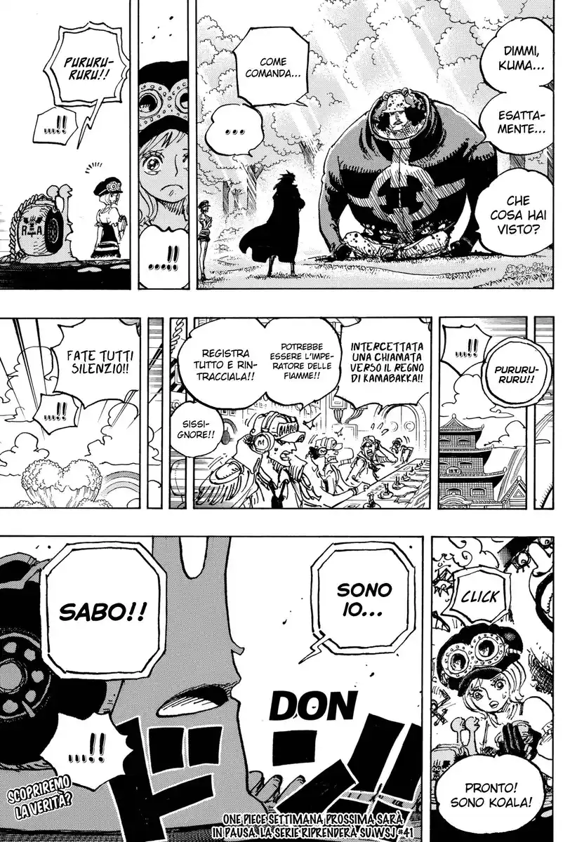 One Piece Capitolo 1058 page 17