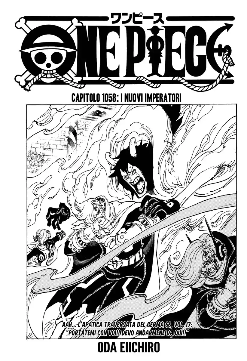 One Piece Capitolo 1058 page 2