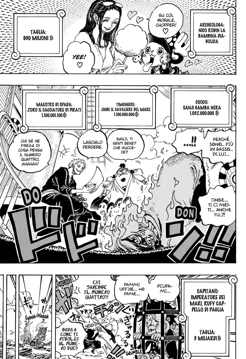 One Piece Capitolo 1058 page 6