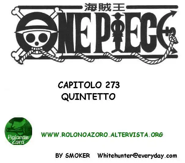 One Piece Capitolo 273 page 1