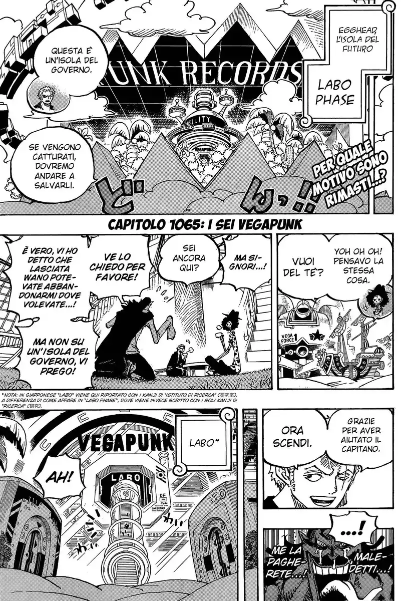 One Piece Capitolo 1065 page 2