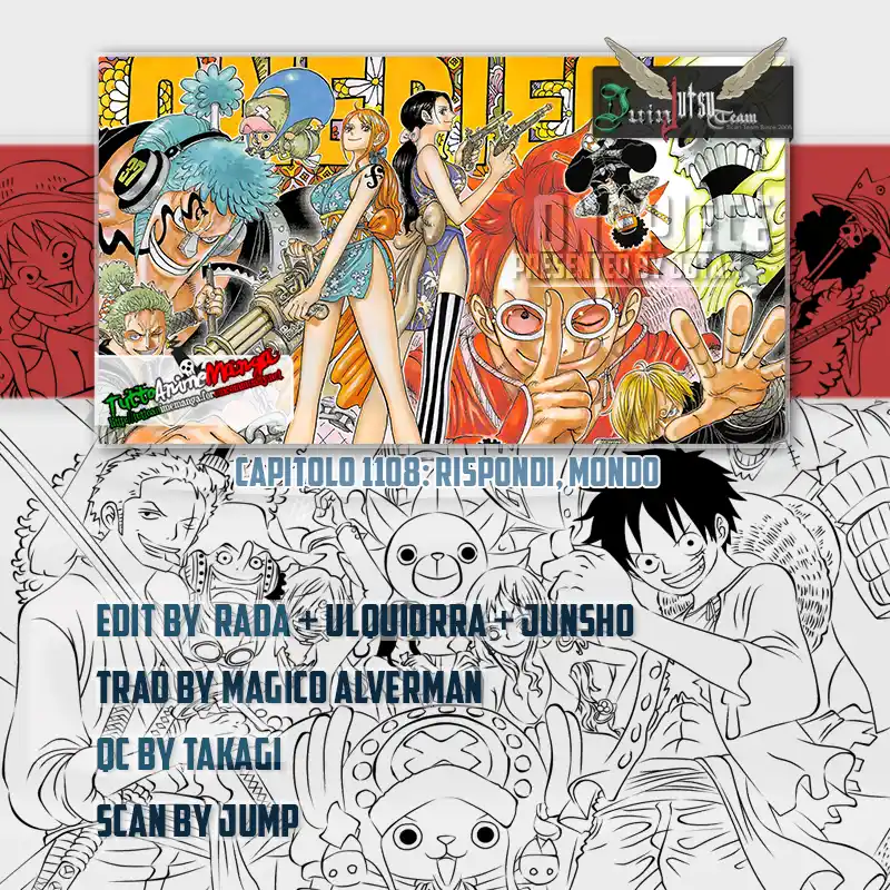 One Piece Capitolo 1108 page 1