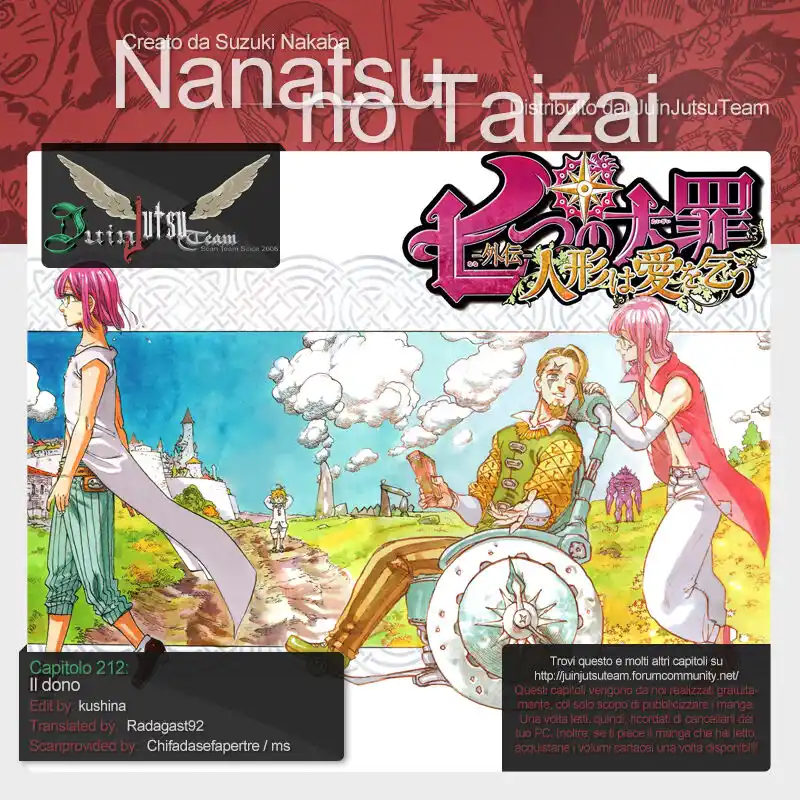 Nanatsu no Taizai Capitolo 212 page 1