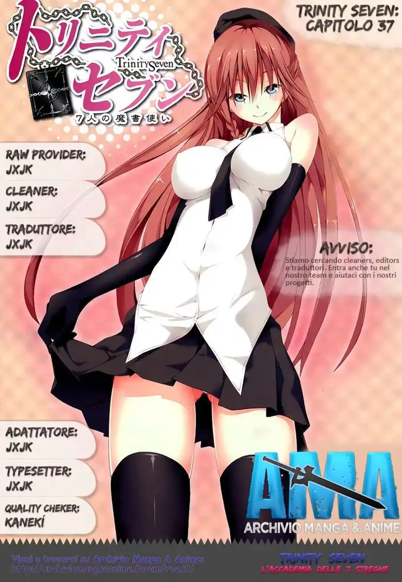 Trinity Seven - 7-Nin no Masho Tsukai Capitolo 37 page 1