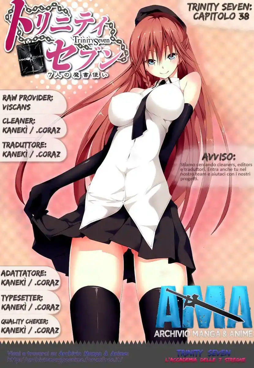 Trinity Seven - 7-Nin no Masho Tsukai Capitolo 38 page 1