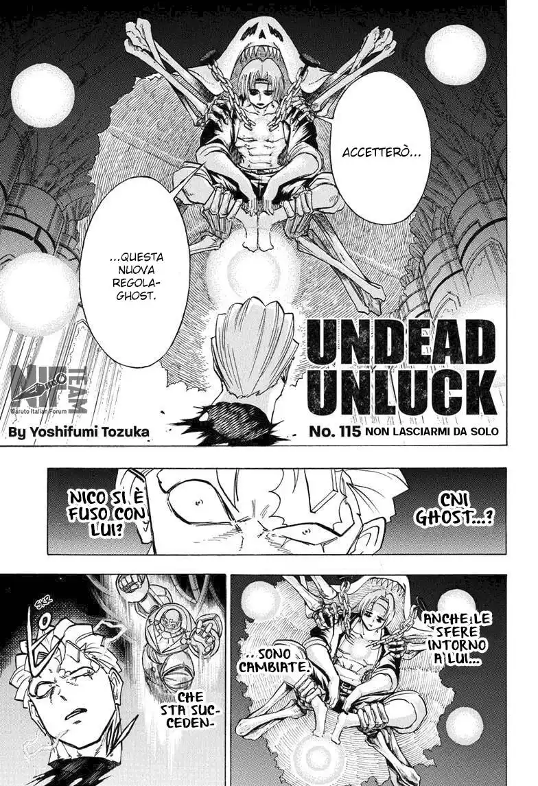 Undead Unluck Capitolo 115 page 1