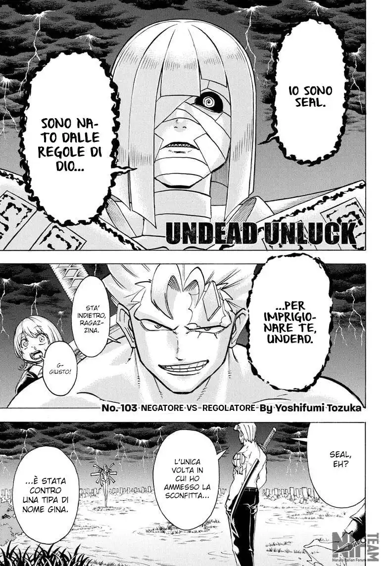 Undead Unluck Capitolo 103 page 1