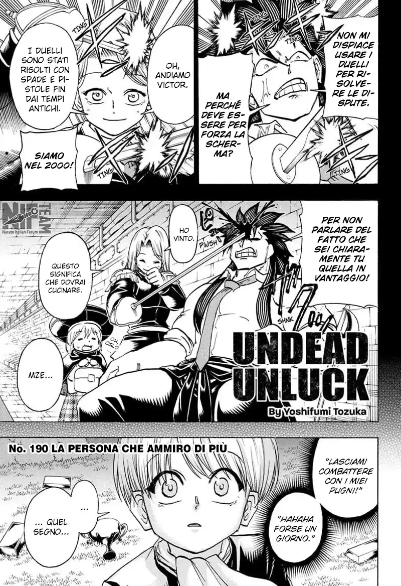 Undead Unluck Capitolo 190 page 1