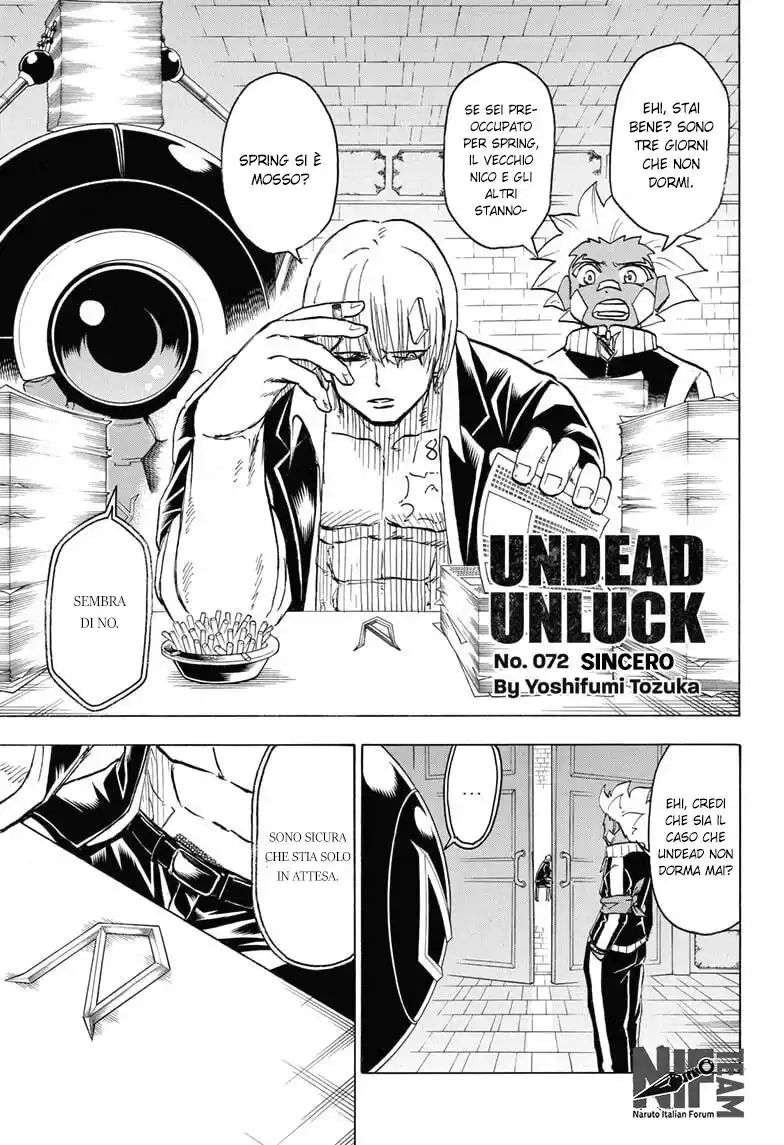 Undead Unluck Capitolo 72 page 1