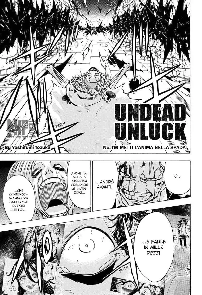 Undead Unluck Capitolo 116 page 1