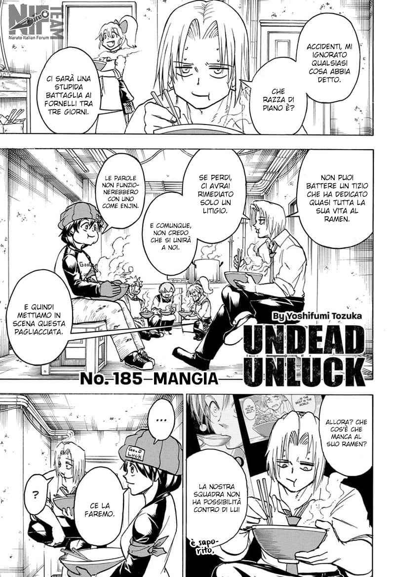 Undead Unluck Capitolo 185 page 1