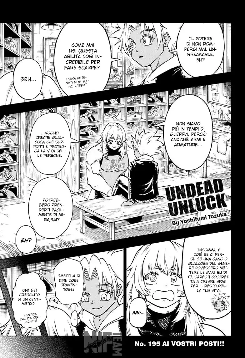 Undead Unluck Capitolo 195 page 1