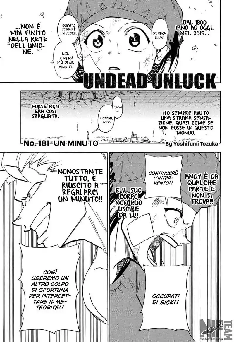 Undead Unluck Capitolo 181 page 1