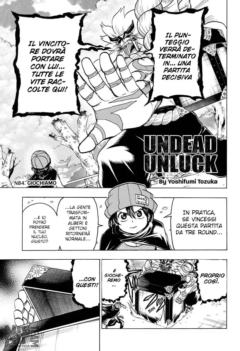 Undead Unluck Capitolo 84 page 1