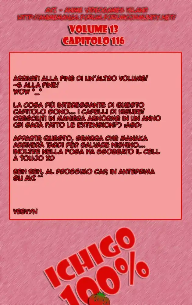 100% Fragola Capitolo 116 page 21