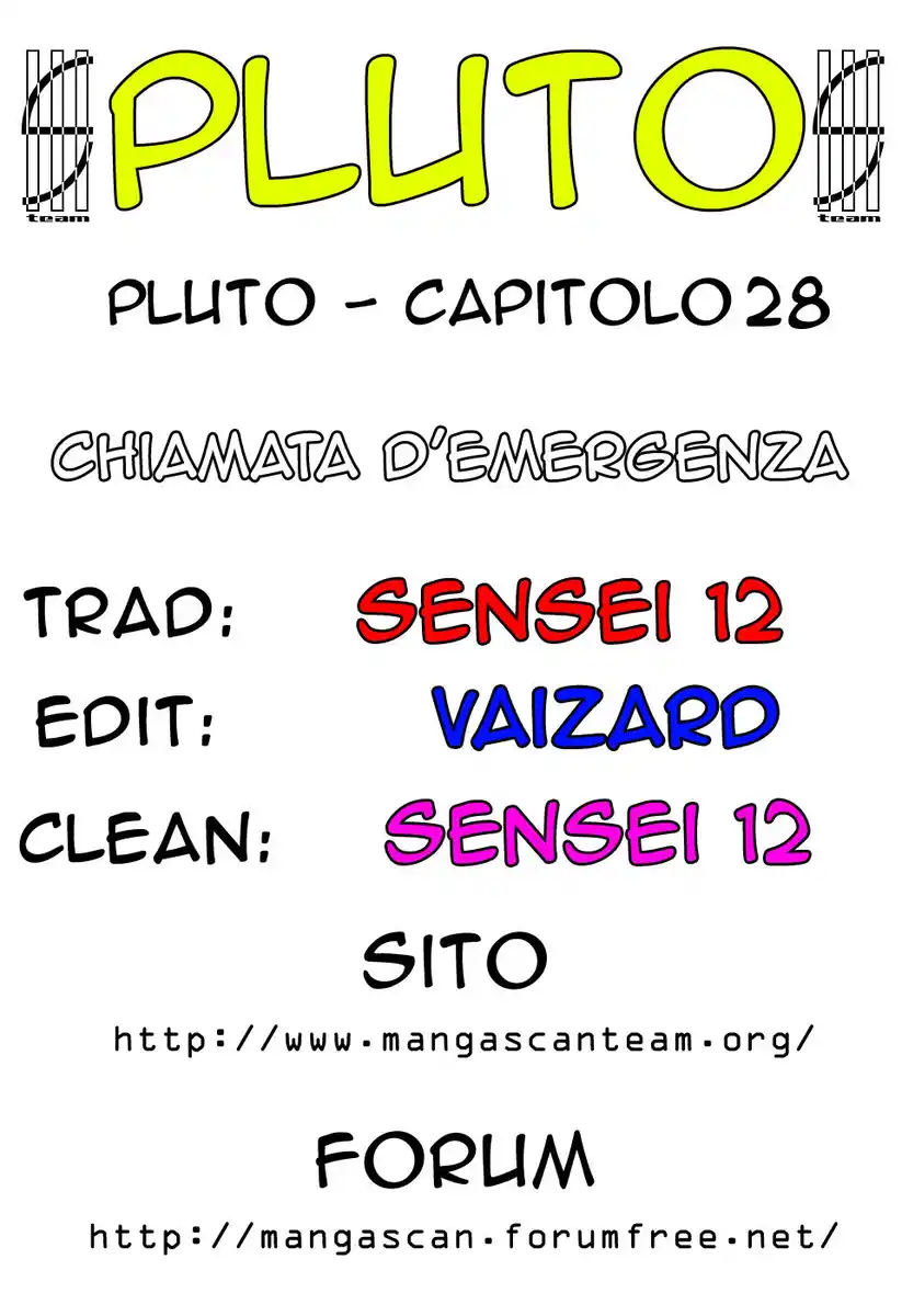 Pluto Capitolo 28 page 1