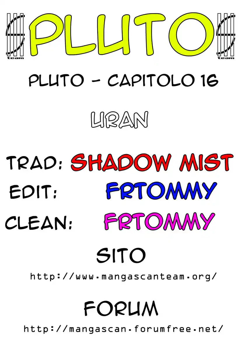 Pluto Capitolo 16 page 1