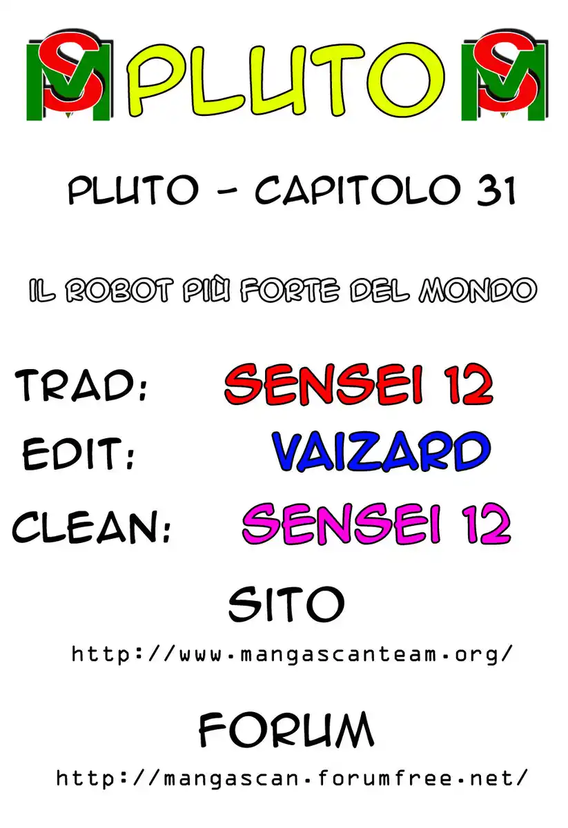 Pluto Capitolo 31 page 1