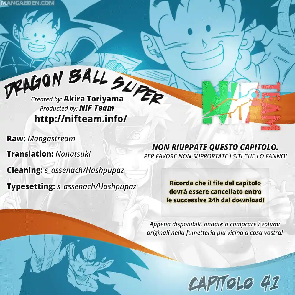 Dragon Ball Super Capitolo 41 page 1