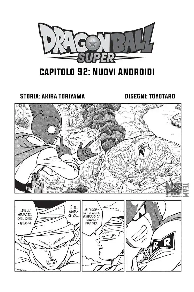 Dragon Ball Super Capitolo 92 page 1