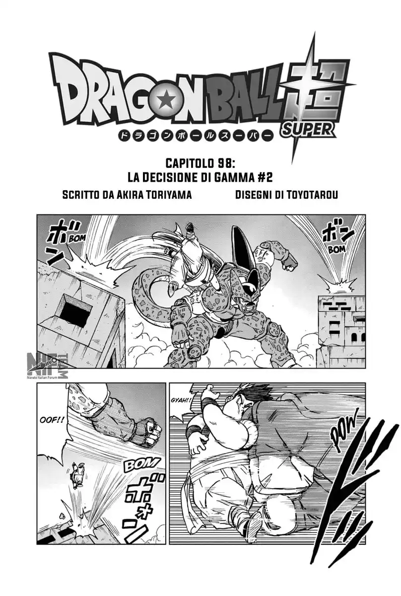 Dragon Ball Super Capitolo 98 page 1