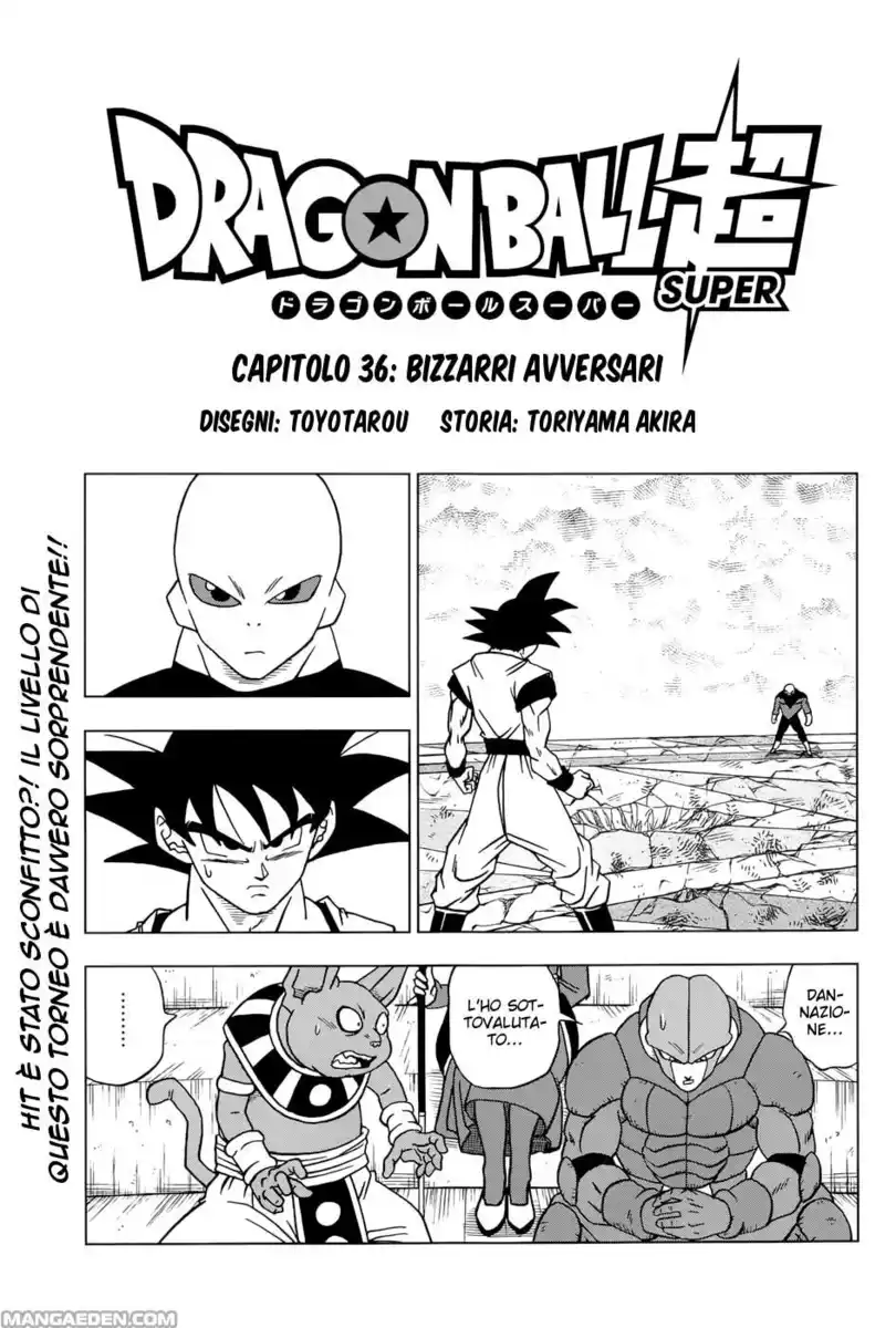 Dragon Ball Super Capitolo 36 page 1