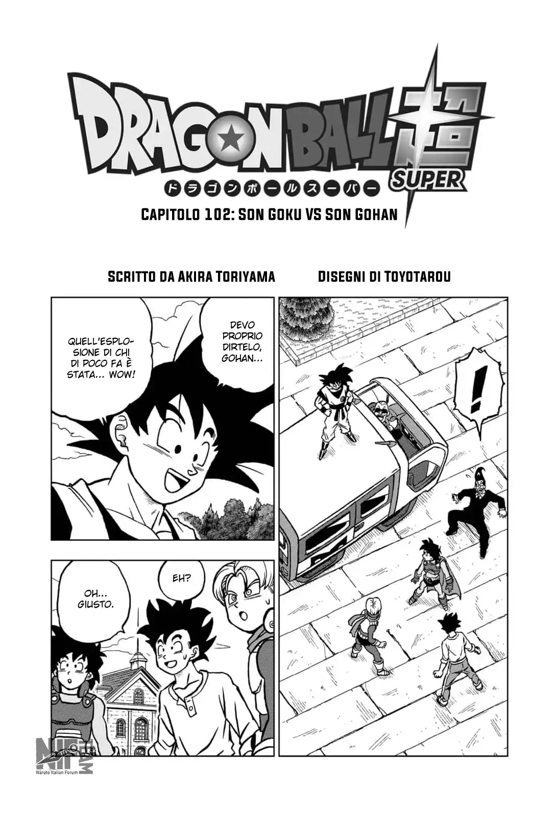 Dragon Ball Super Capitolo 102 page 1