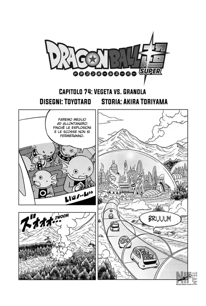 Dragon Ball Super Capitolo 74 page 1