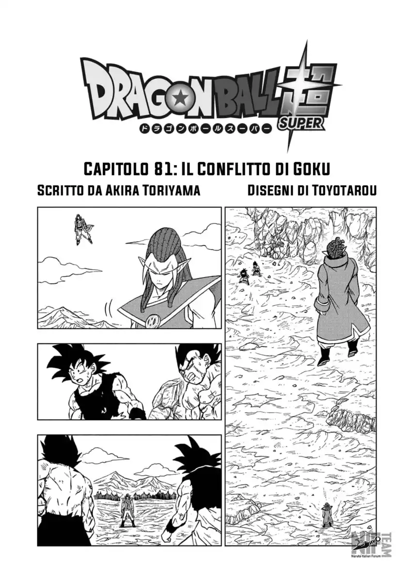 Dragon Ball Super Capitolo 81 page 1