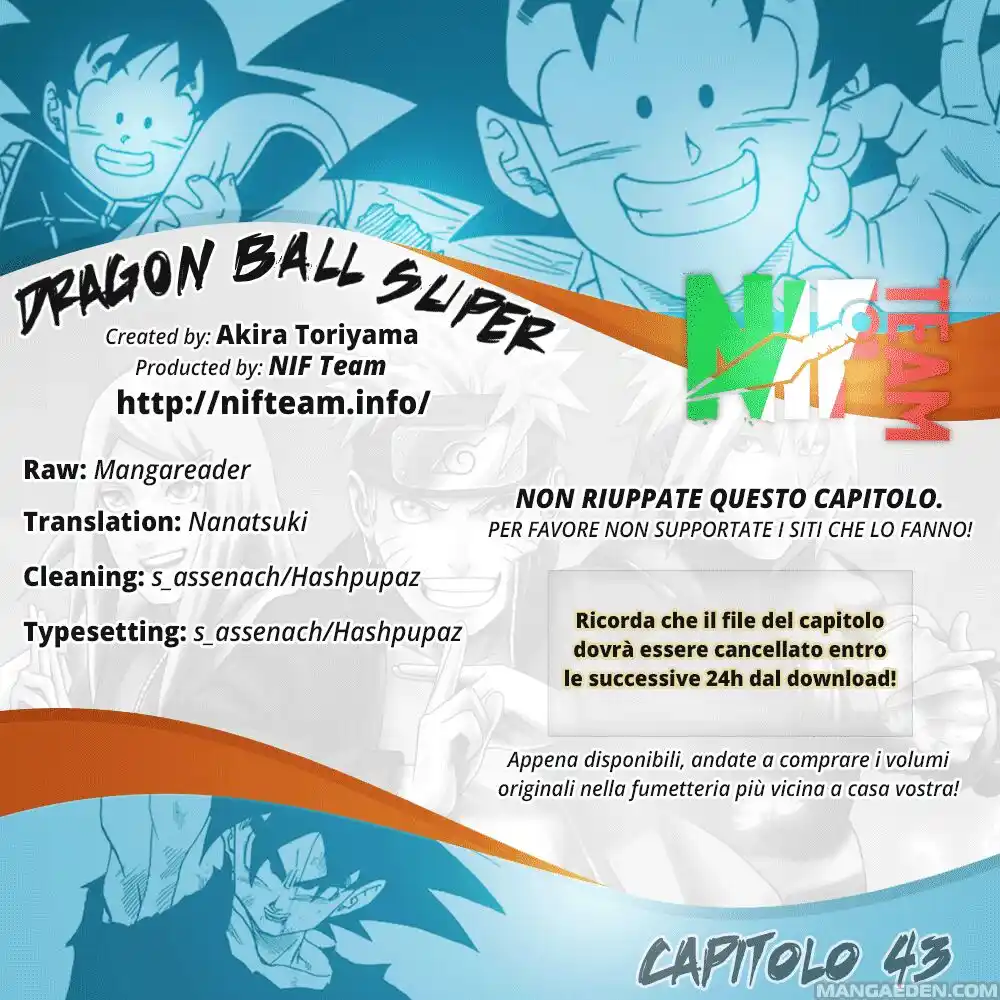 Dragon Ball Super Capitolo 43 page 1