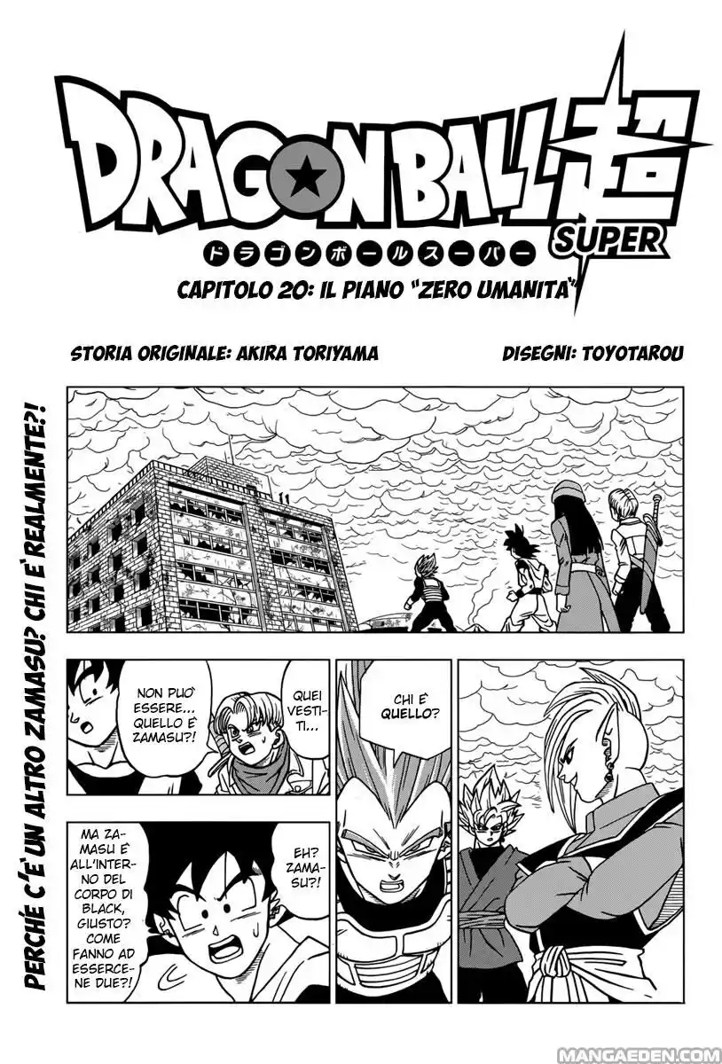 Dragon Ball Super Capitolo 20 page 1