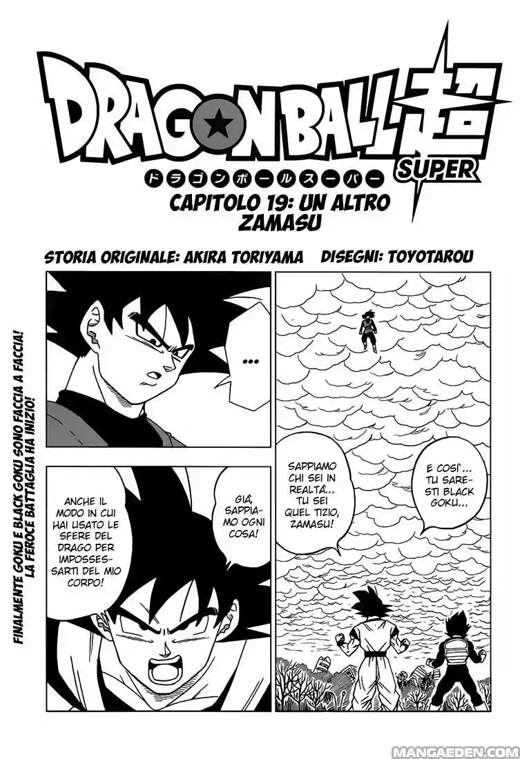 Dragon Ball Super Capitolo 19 page 1