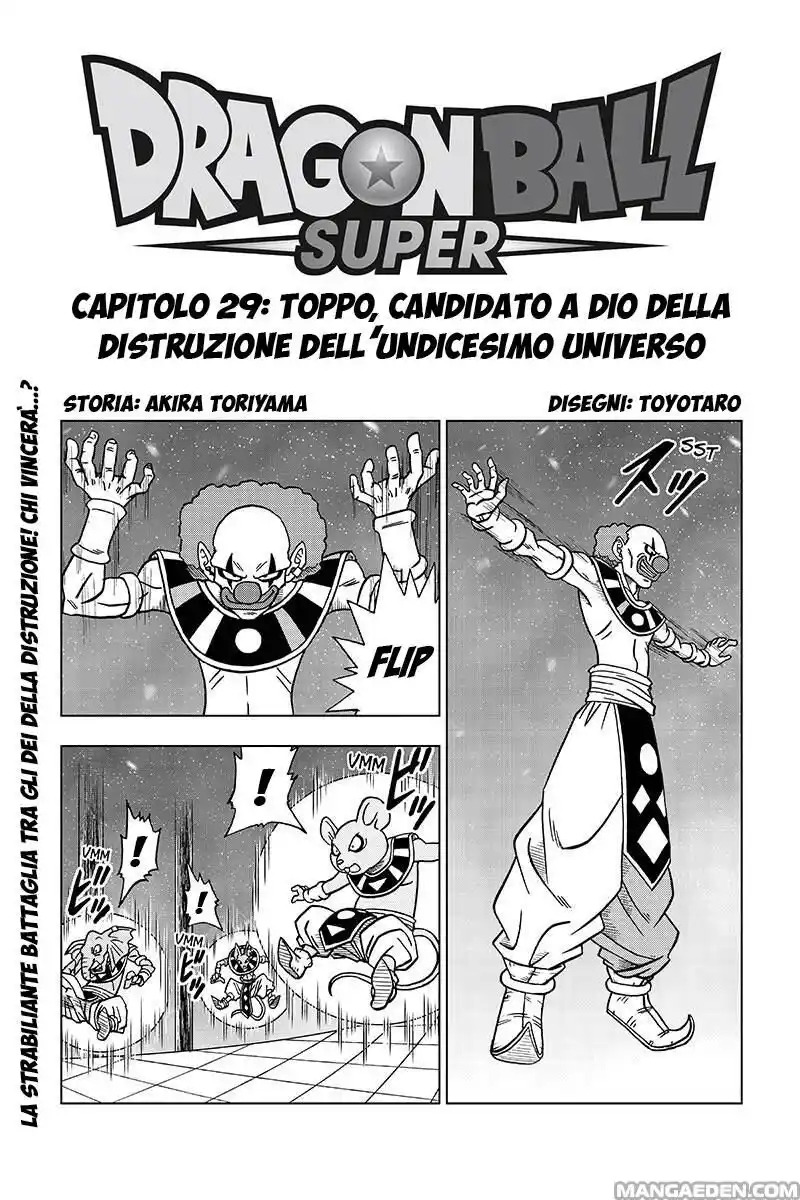 Dragon Ball Super Capitolo 29 page 1