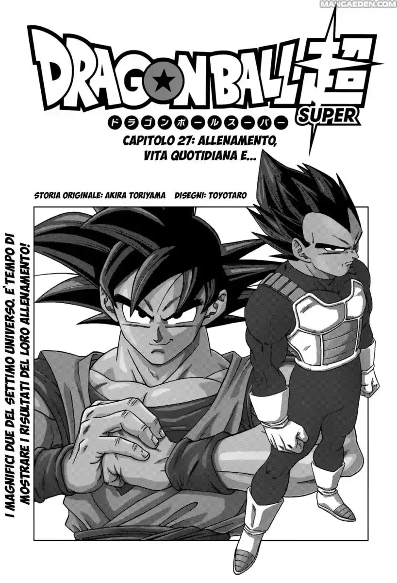 Dragon Ball Super Capitolo 27 page 1