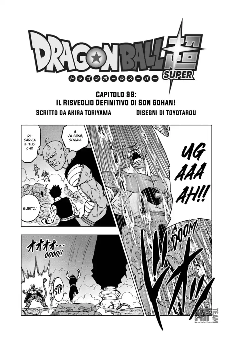 Dragon Ball Super Capitolo 99 page 1