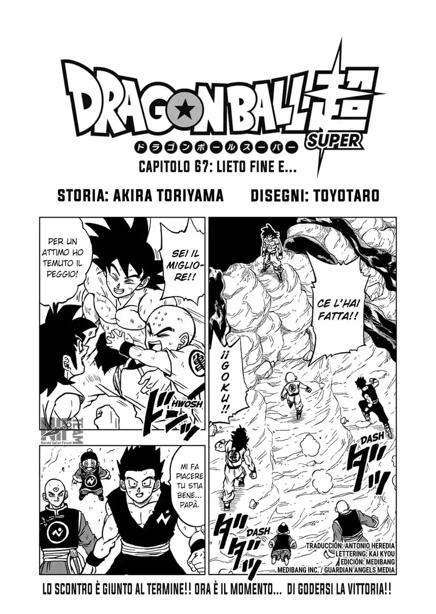 Dragon Ball Super Capitolo 67 page 1