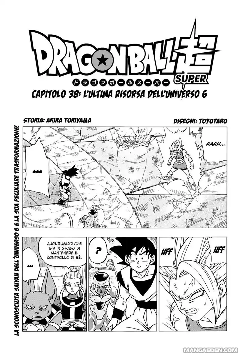 Dragon Ball Super Capitolo 38 page 1