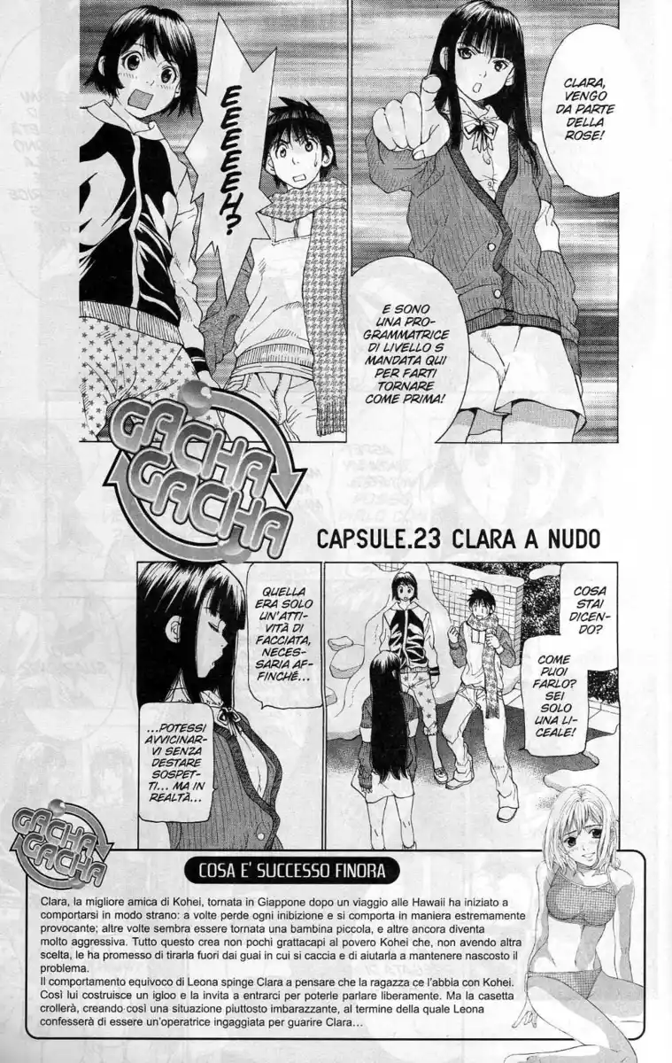 Gacha Gacha - Capsule Capitolo 23 page 1