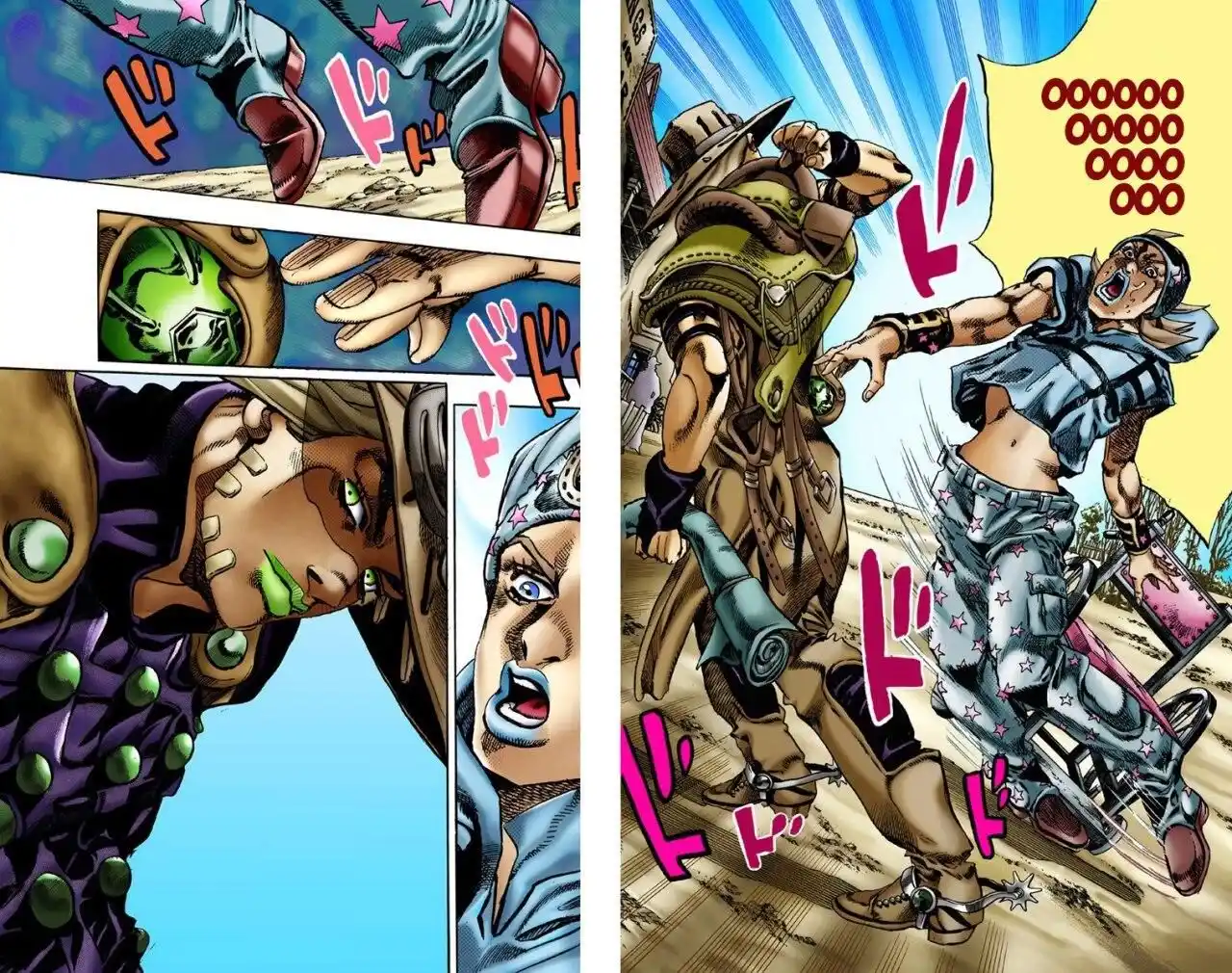 JoJo's Bizarre Adventure Part 7 - Steel Ball Run (Official Colored) Capitolo 03 page 10